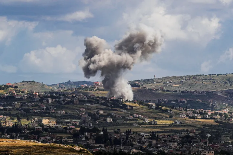 Warplanes bomb three areas in south Lebanon, says Israeli military