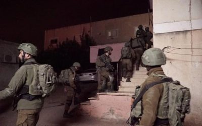 Several Palestinians injured in IOF Nablus raid