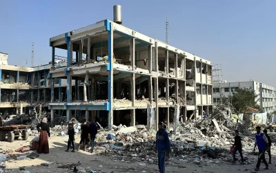 Israeli military bombs home in Gaza City, killing at least 2