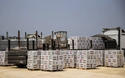 Jordan sends 50 humanitarian aid trucks to Gaza