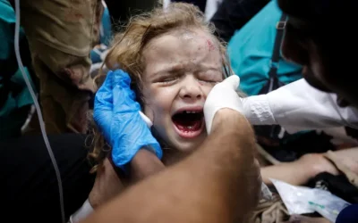 Injured taken to Al-Aqsa Hospital after Bureij refugee camp attack