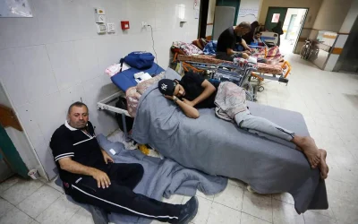 Gaza’s hospitals overwhelmed by injured from Israel’s military campaign