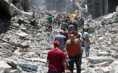Palestinian rescuers recover bodies of four killed in Nuseirat