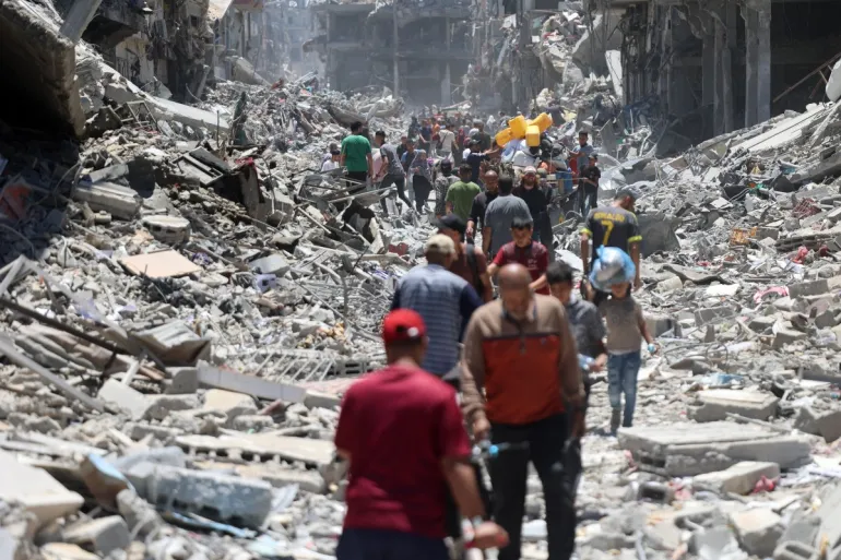 Palestinian rescuers recover bodies of four killed in Nuseirat