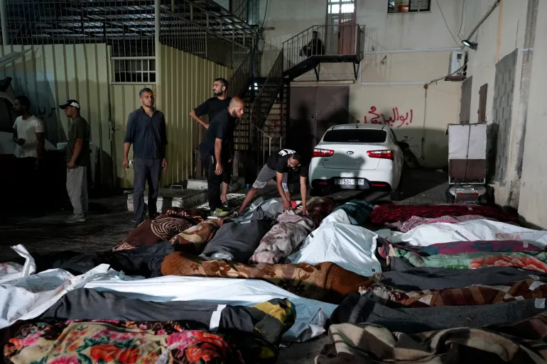 Video shows aftermath of Israeli strike on shelter for displaced people in Nuseirat camp