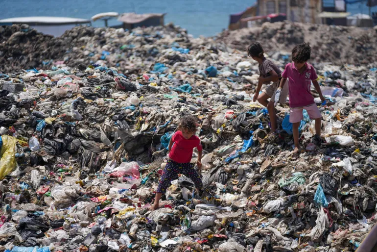 Sleepless nights as bugs fill tents where people live surrounded by rubbish, sewage