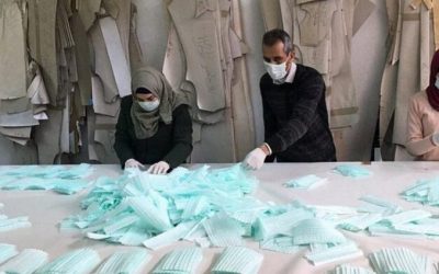 Palestinian Shoemaker Starts West Bank’s only Mask Factory overnight