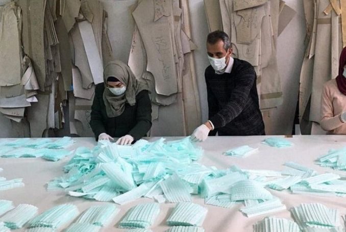 Palestinian Shoemaker Starts West Bank’s only Mask Factory overnight