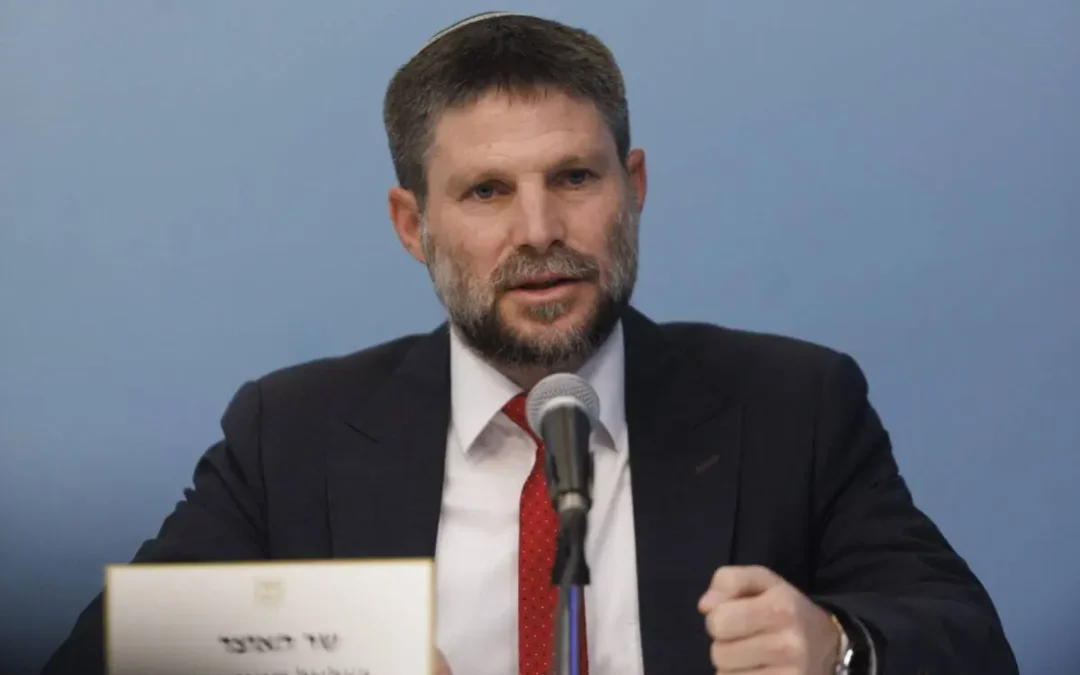 Israel to promote settlement in the West Bank, Smotrich says