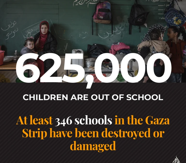 Israel’s war on Gaza deprives almost 40,000 students of high school exams: UN