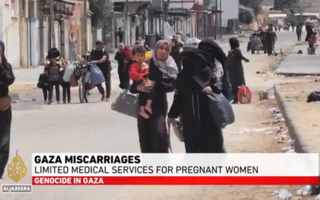 Doctors in Gaza say the war has led to a surge of miscarriages