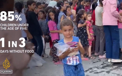 Children starving to death as hunger spreads in Gaza