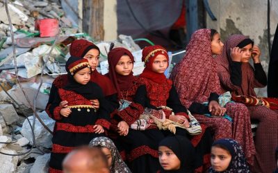 Gaza’s children snatch moments of joy during Eid