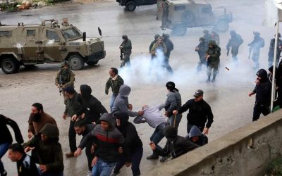 Violent clashes erupt across the West Bank