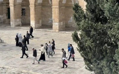 More than 100 Israeli settlers storm Jerusalem’s Al-Aqsa to celebrate Purim