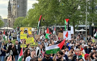 Demonstration in support of Palestine held in Berlin