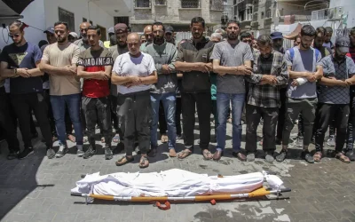 Dozens of Palestinians killed in Israeli raids on Gaza Strip