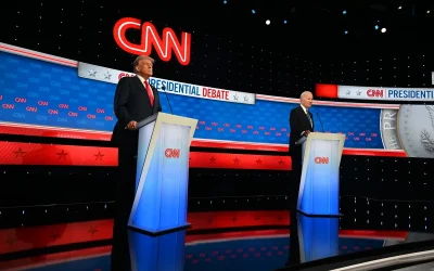 Biden, Trump go to bat for Israel in 1st US presidential debate