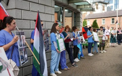 Solidarity protests with Palestine held in Dublin, Berlin