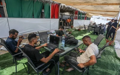 In Gaza, keeping the internet on can cost lives but also save them