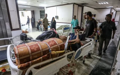 Patients flee Gaza hospital amid Israeli evacuation orders