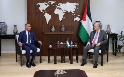 PM Mustafa, Egyptian ambassador to Palestine discuss latest developments in occupied Palestinian Territory