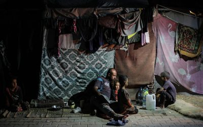 How do I comfort the loved ones I left behind in Gaza?