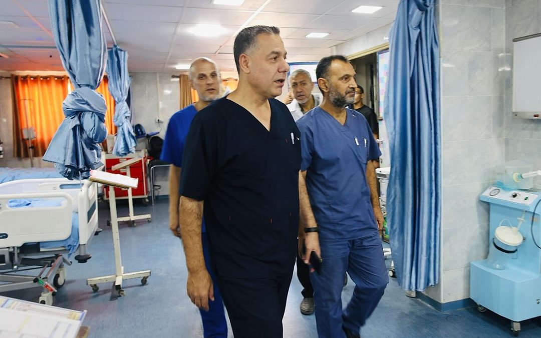 ‘I will stay inside my hospital until the last moment’