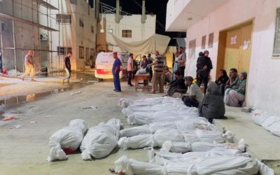 32 Palestinian martyrs in 3 Israeli massacres in southern Gaza in the past 24 hours